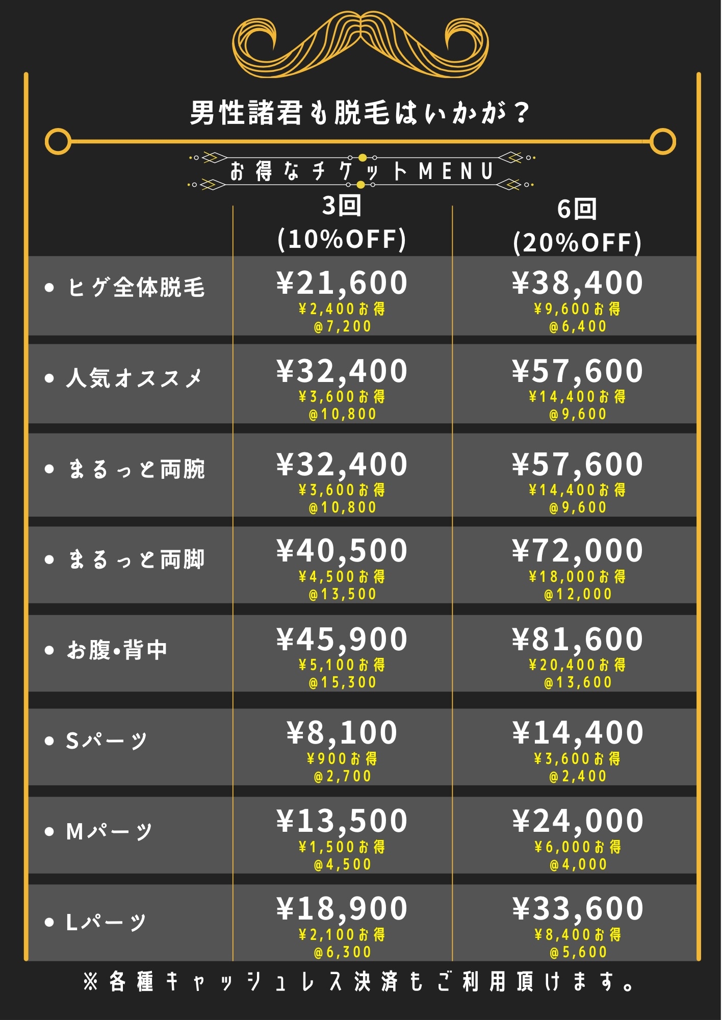 メンズセット